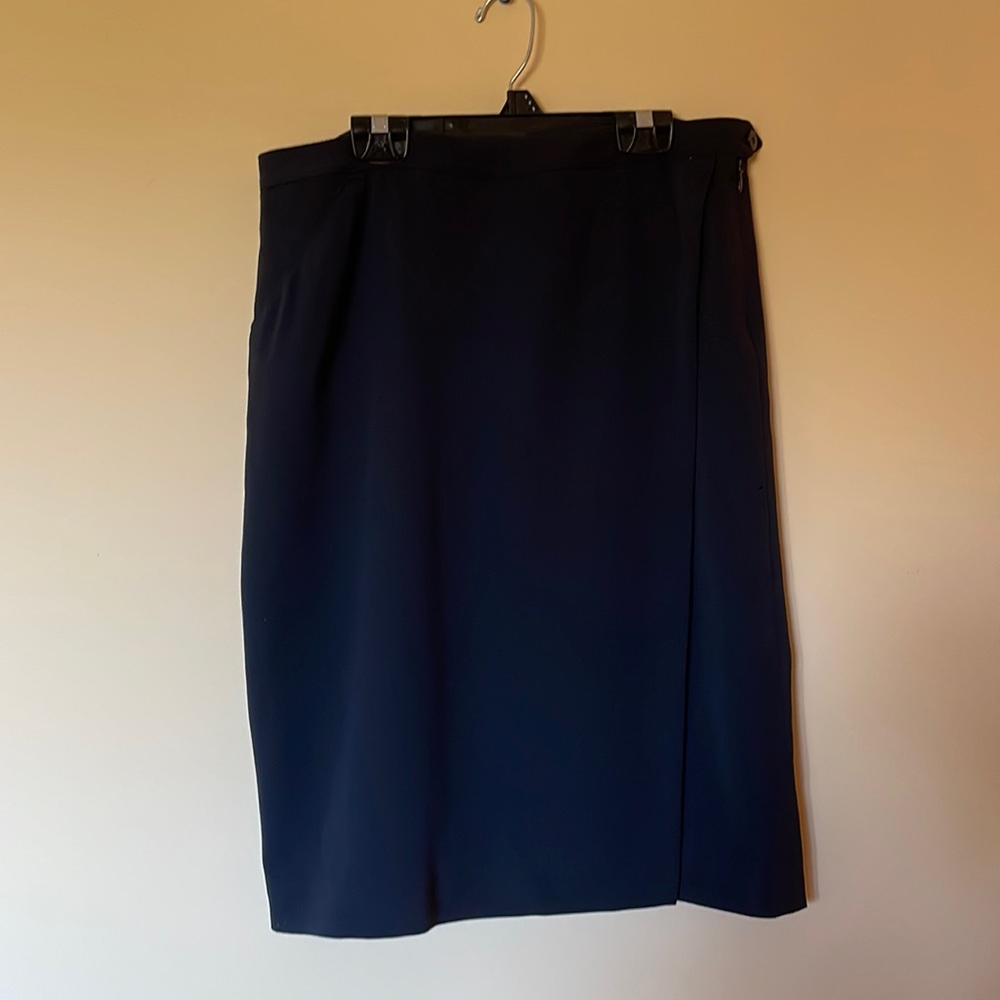 Armani Collezioni mock-wrap skirt